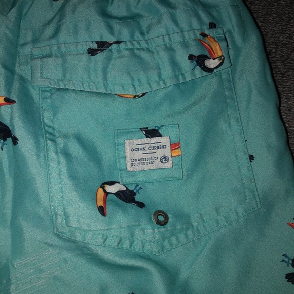 Ocean Current Swim Trunks - Picture 3 of 4